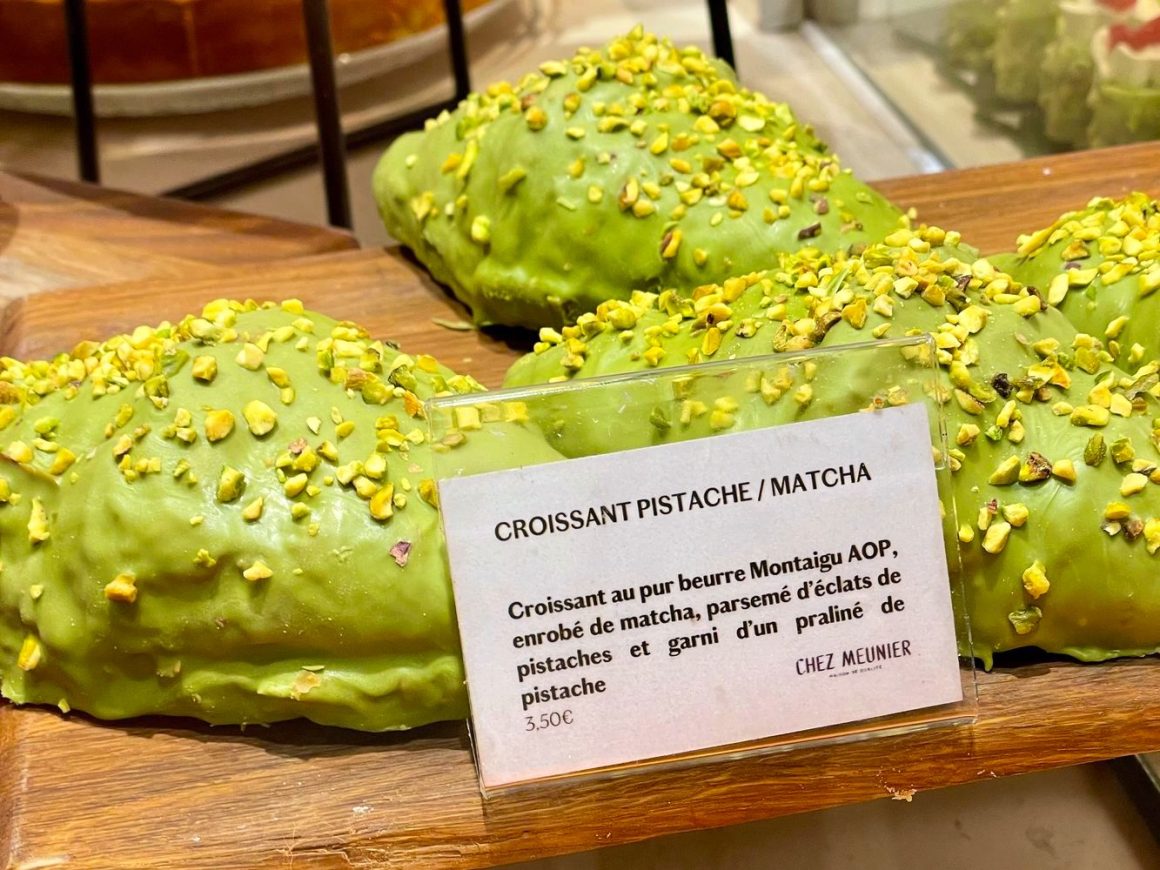 Chez Meunier croissant pistache matcha IMG_2068