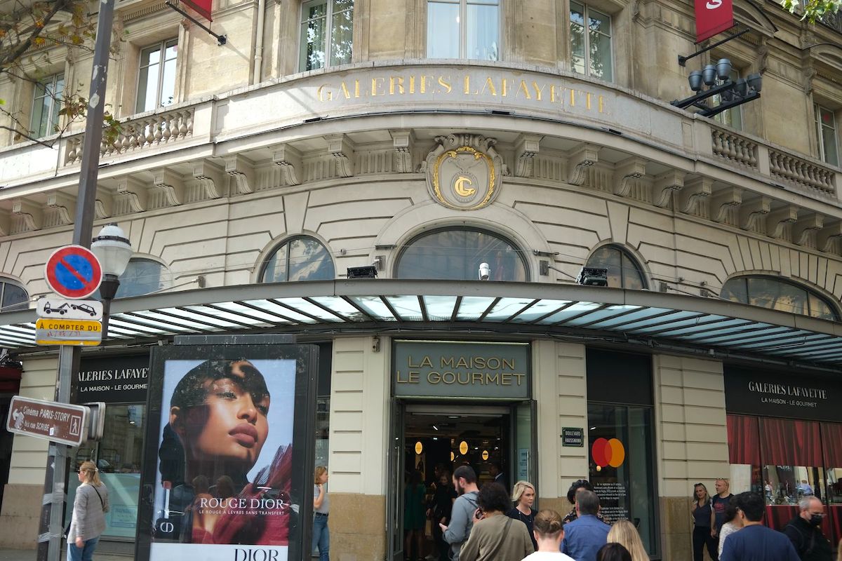 Galeries Lafayette Le Gourmet Paris Shop Entrance