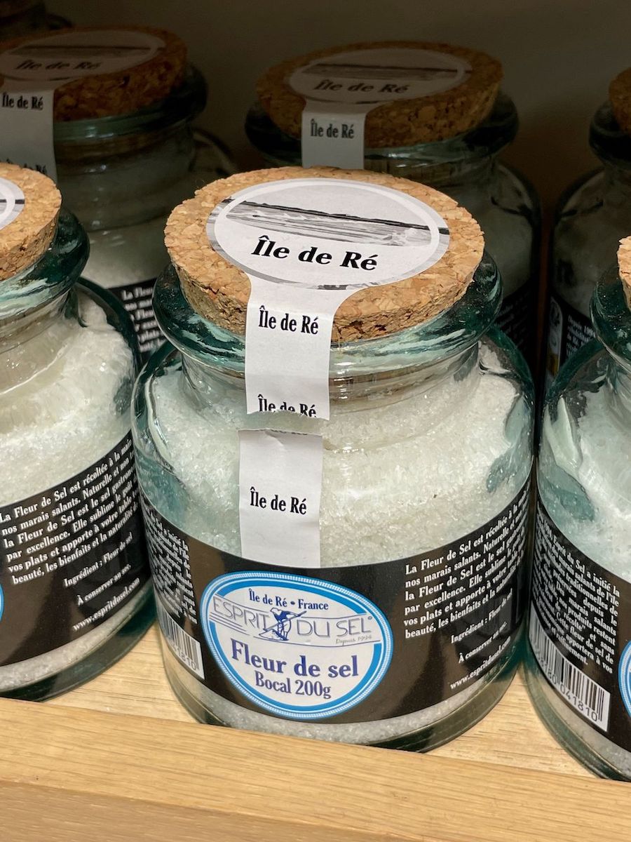 Gourmet food to buy in France Fleur de Sel from Ile de Ré