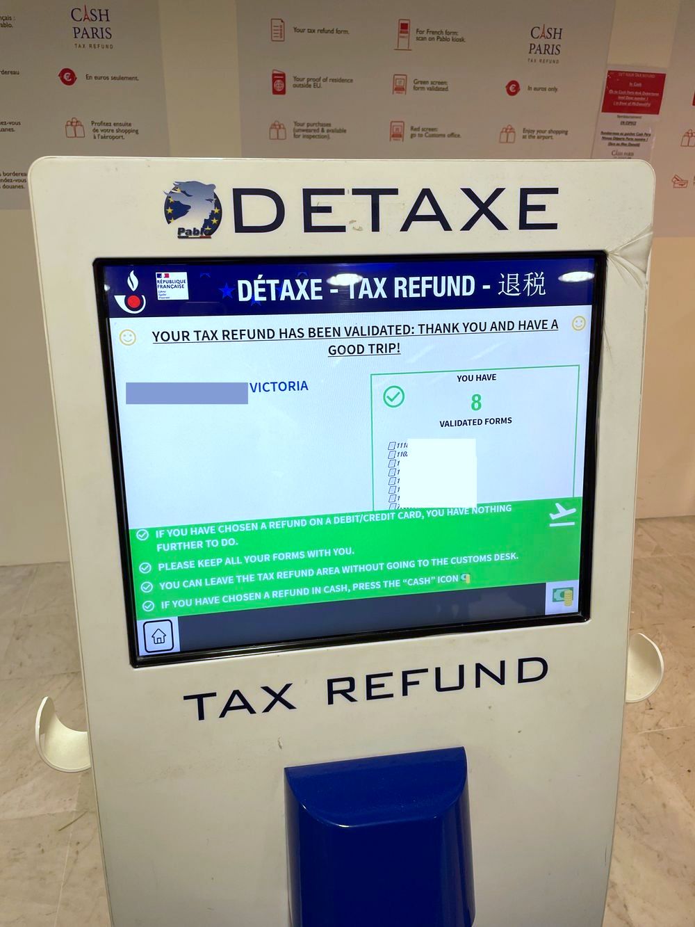 How to get your VAT refund in Paris Charles de Gaulle Airport