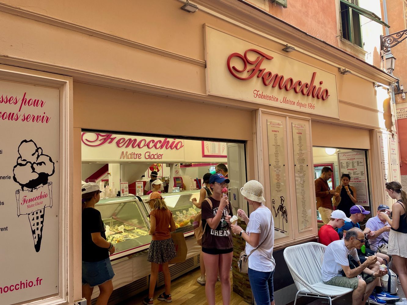 Fenocchio Nice France Ice Cream Shop