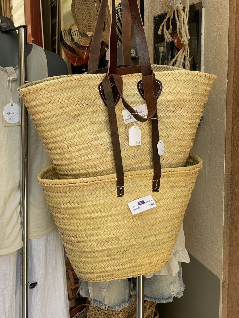Shop for French Straw Market Basket Tote Bags