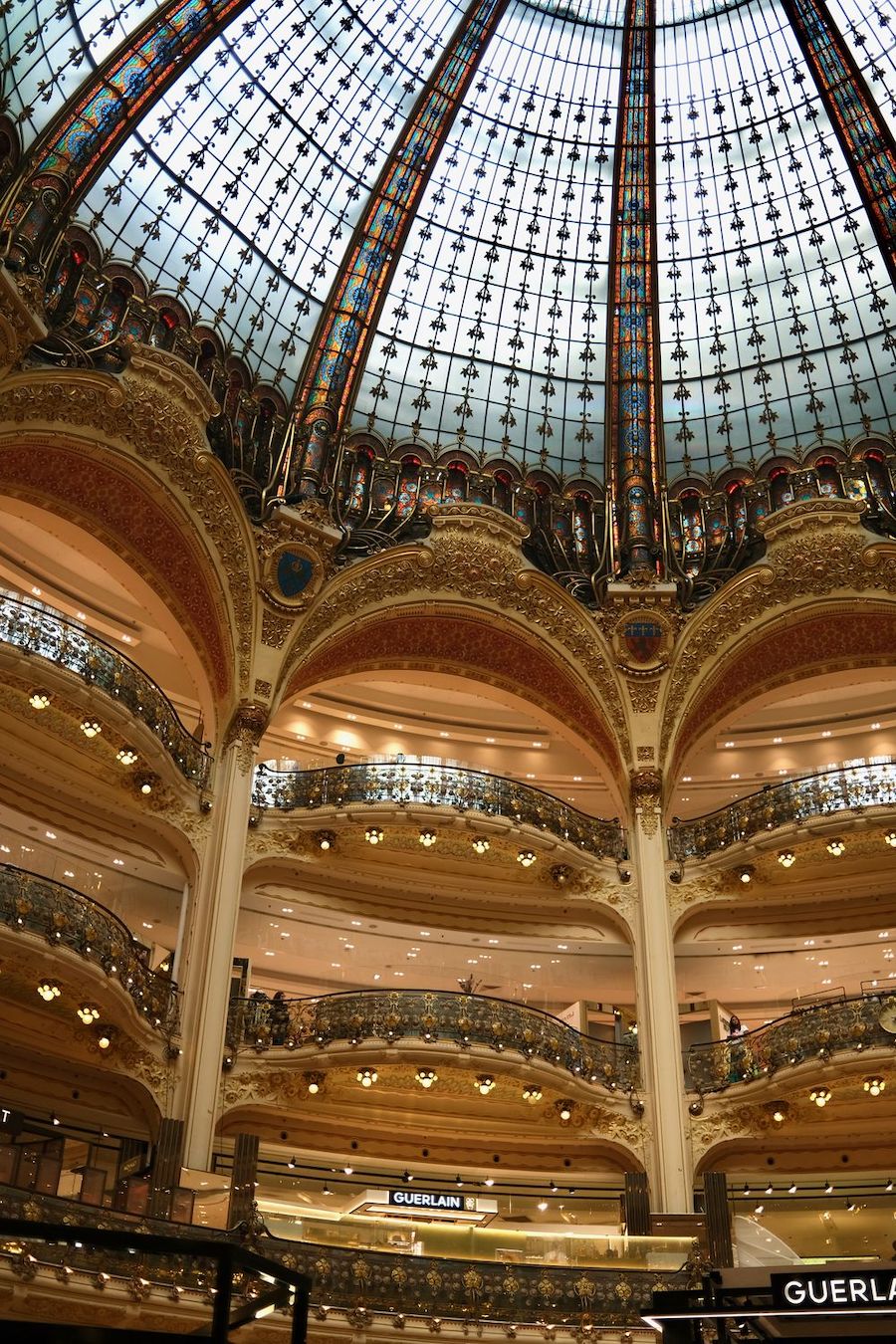 Galeries Lafayette Paris Haussmann Glass Dome