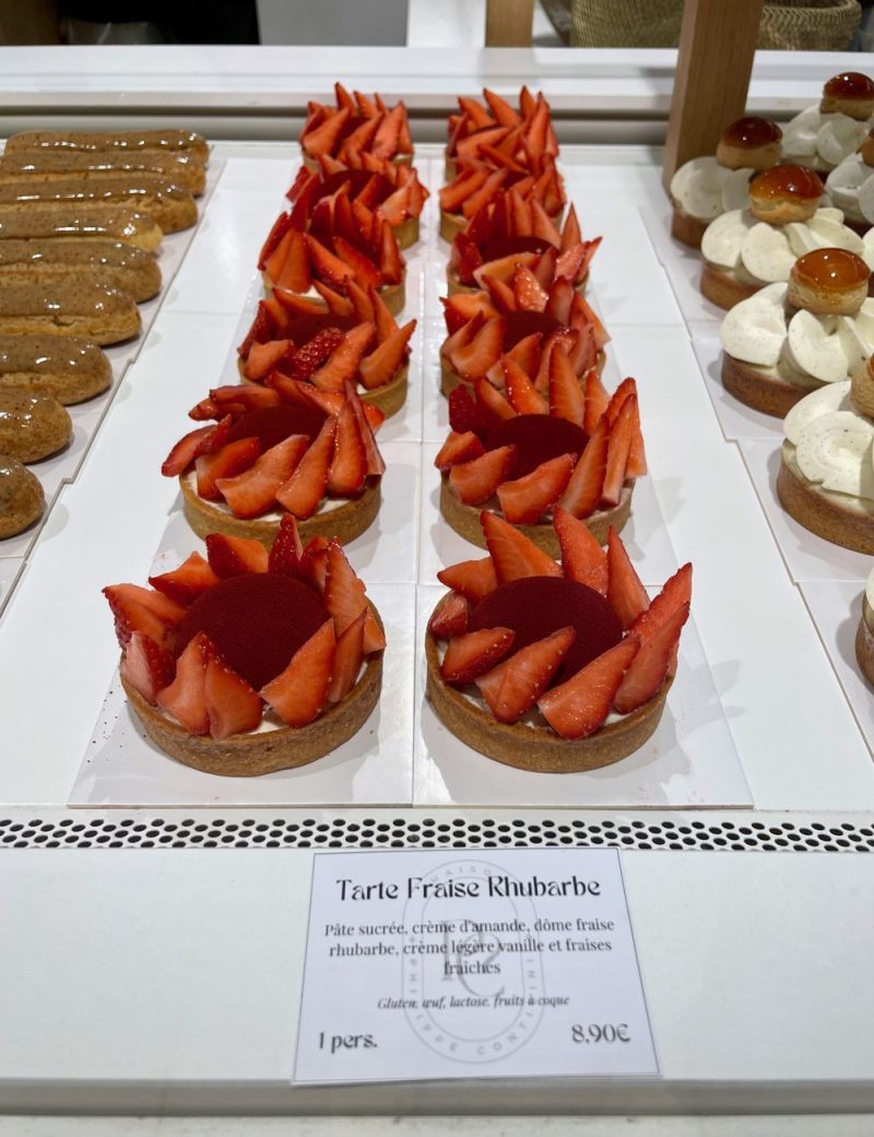 Philippe Conticini: a taste of the Tarte Fraise Rhubarbe pastry