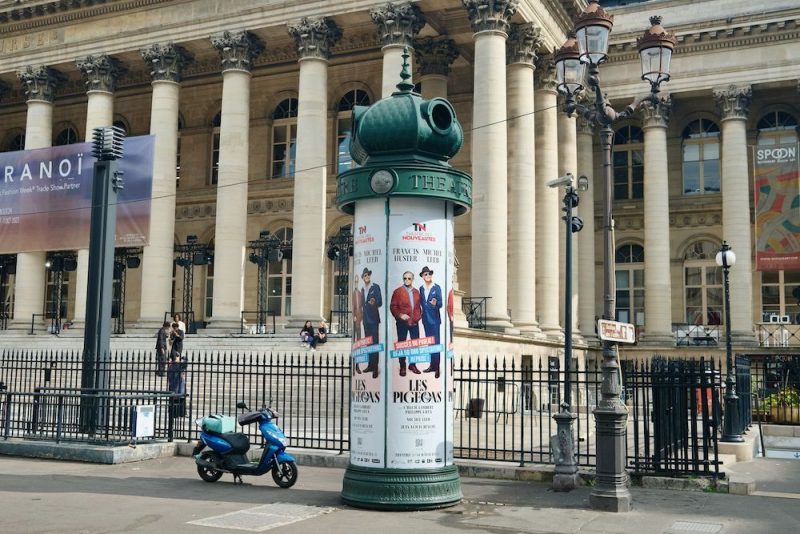 The Famous Morris Columns of Paris