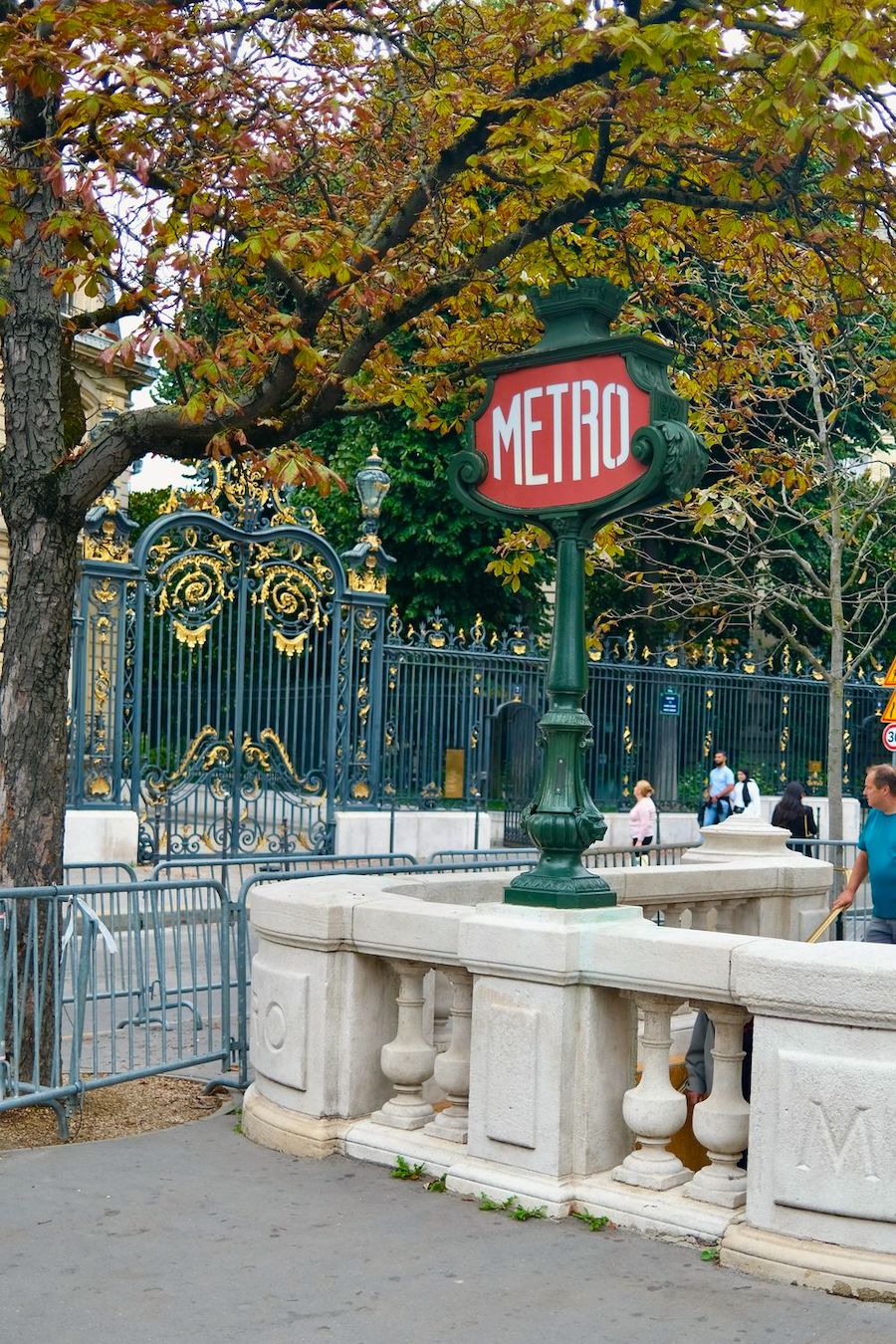Paris Metro Entrances Champs Elysées