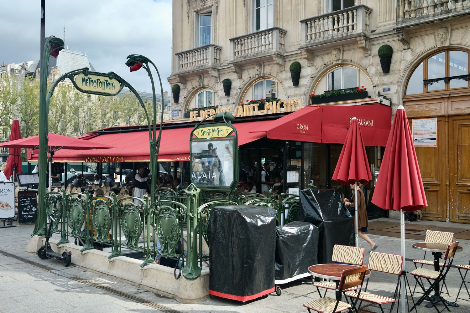The Charm of Paris Metro Entrances