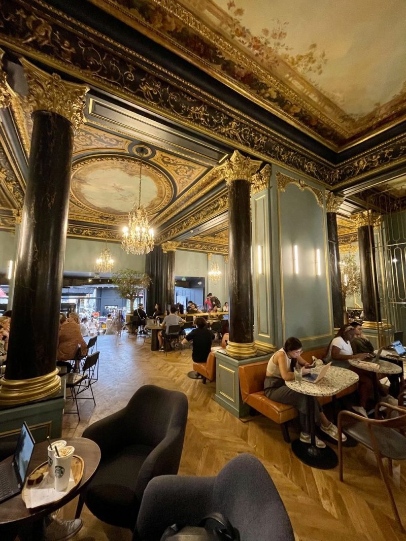 The Most Beautiful Starbucks is near Opéra in Paris