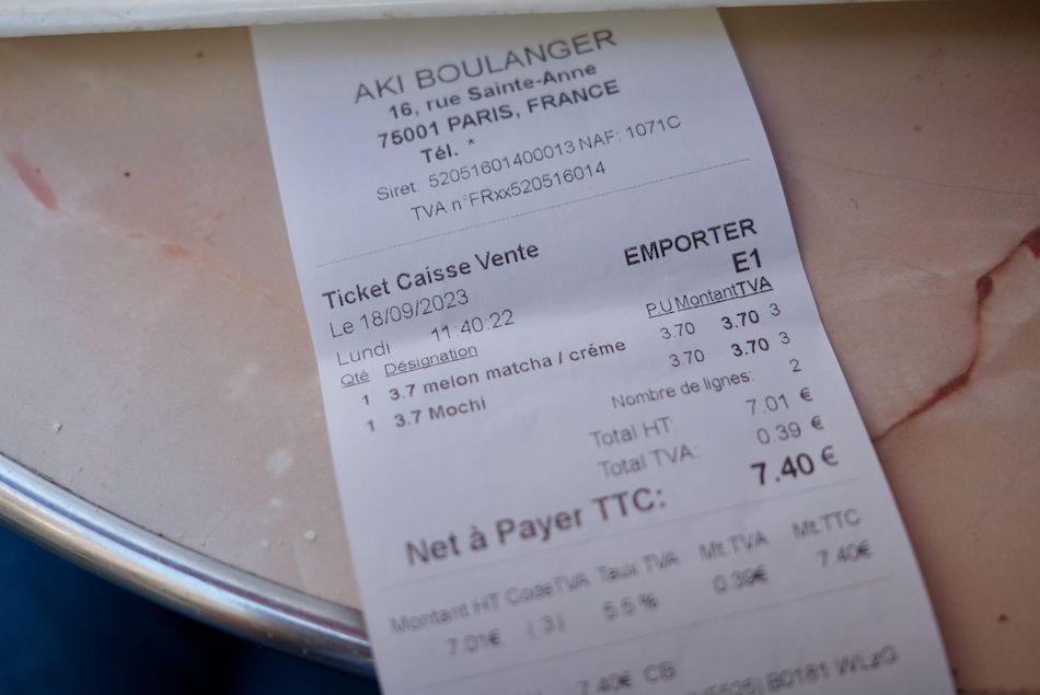 Aki Boulangerie Paris prices_DSCF3229
