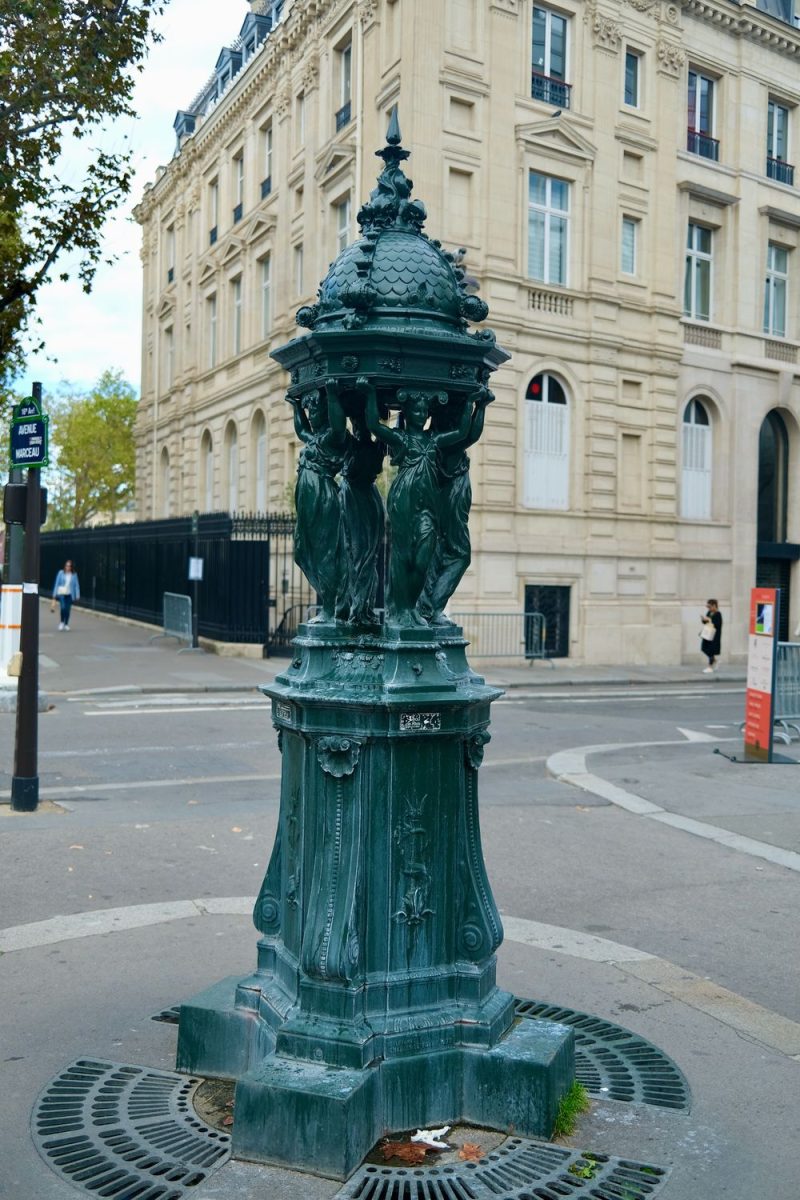 The Ubiquitous Green Wallace Fountains Across the City of Paris