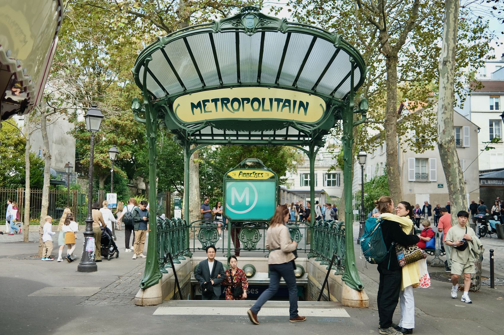 Abbesses Art Nouveau Metro Entrance Guimard Paris_DSCF4021