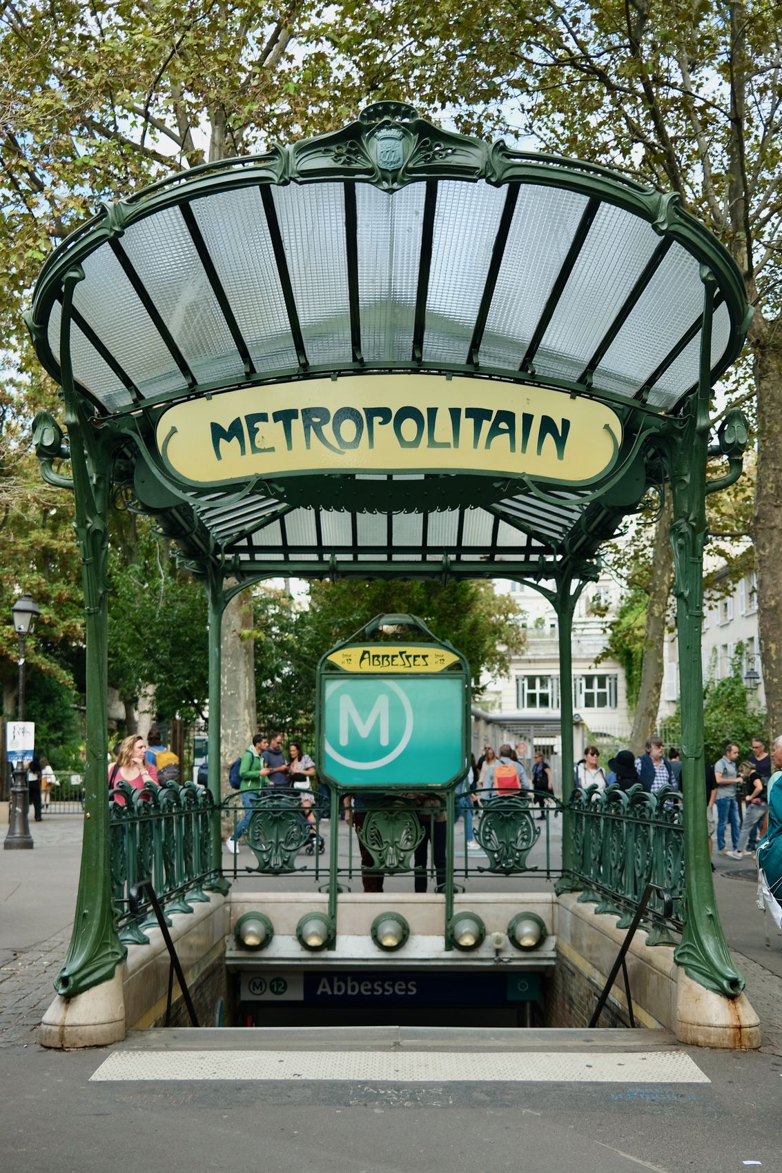 Abbesses Art Nouveau Metro Entrance Guimard Paris_DSCF4023