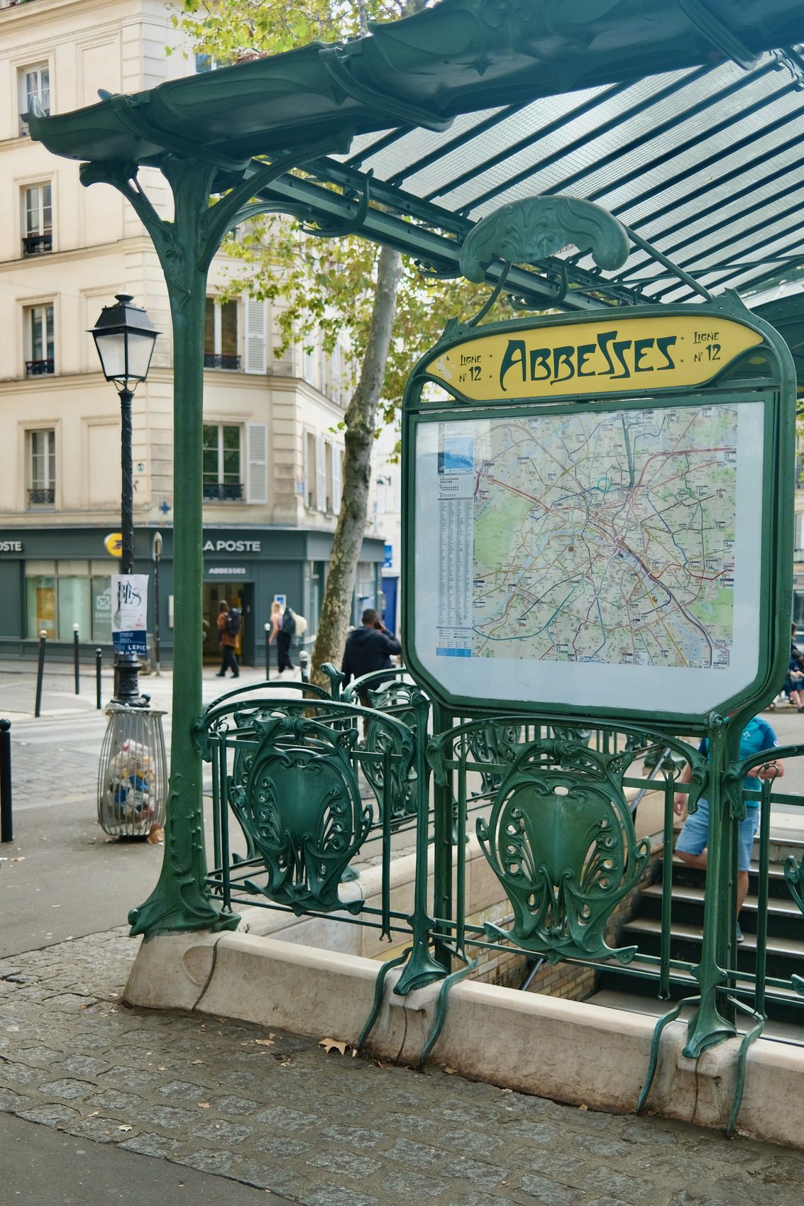 Abbesses Art Nouveau Metro Entrance Guimard Paris_DSCF4026