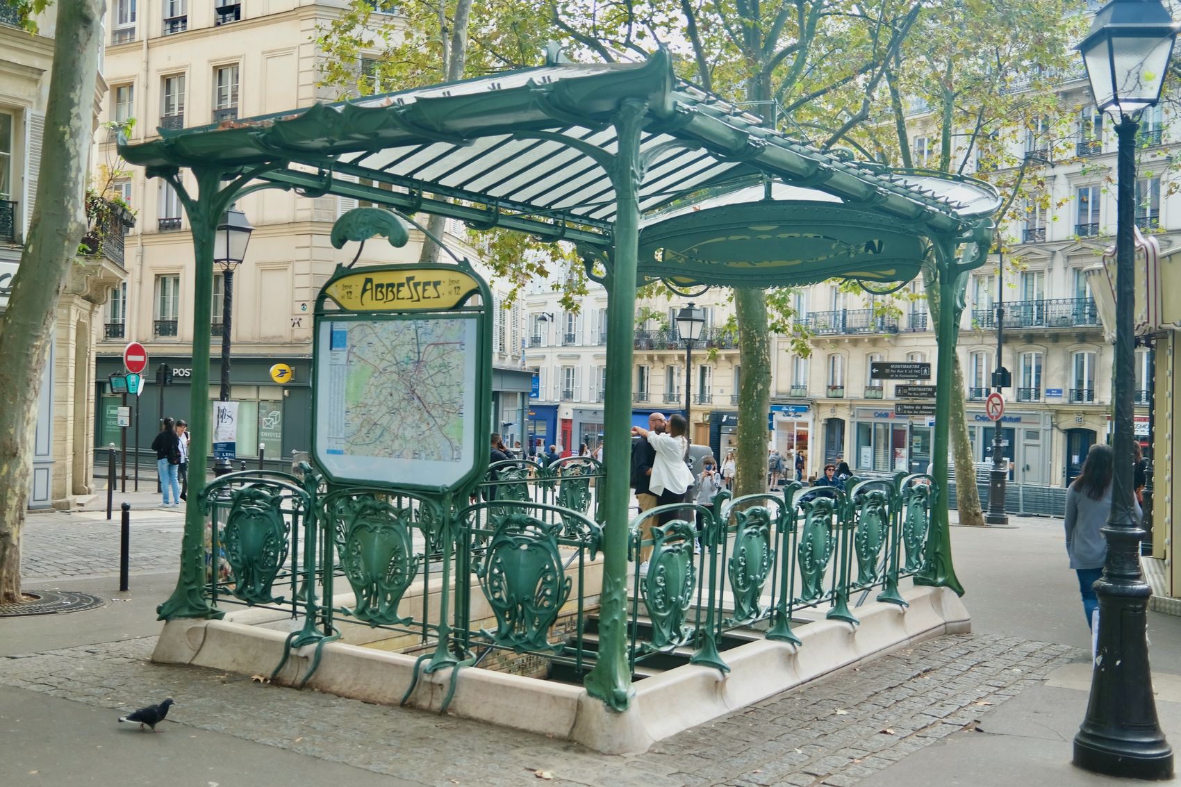Abbesses Art Nouveau Metro Entrance Guimard Paris_DSCF4028