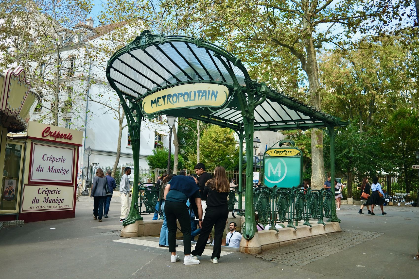 Abbesses Art Nouveau Metro Entrance Guimard Paris_DSCF4029