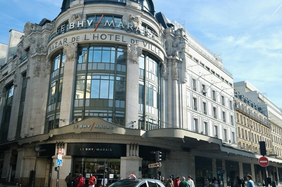 BHV Marais Department Store Paris, France