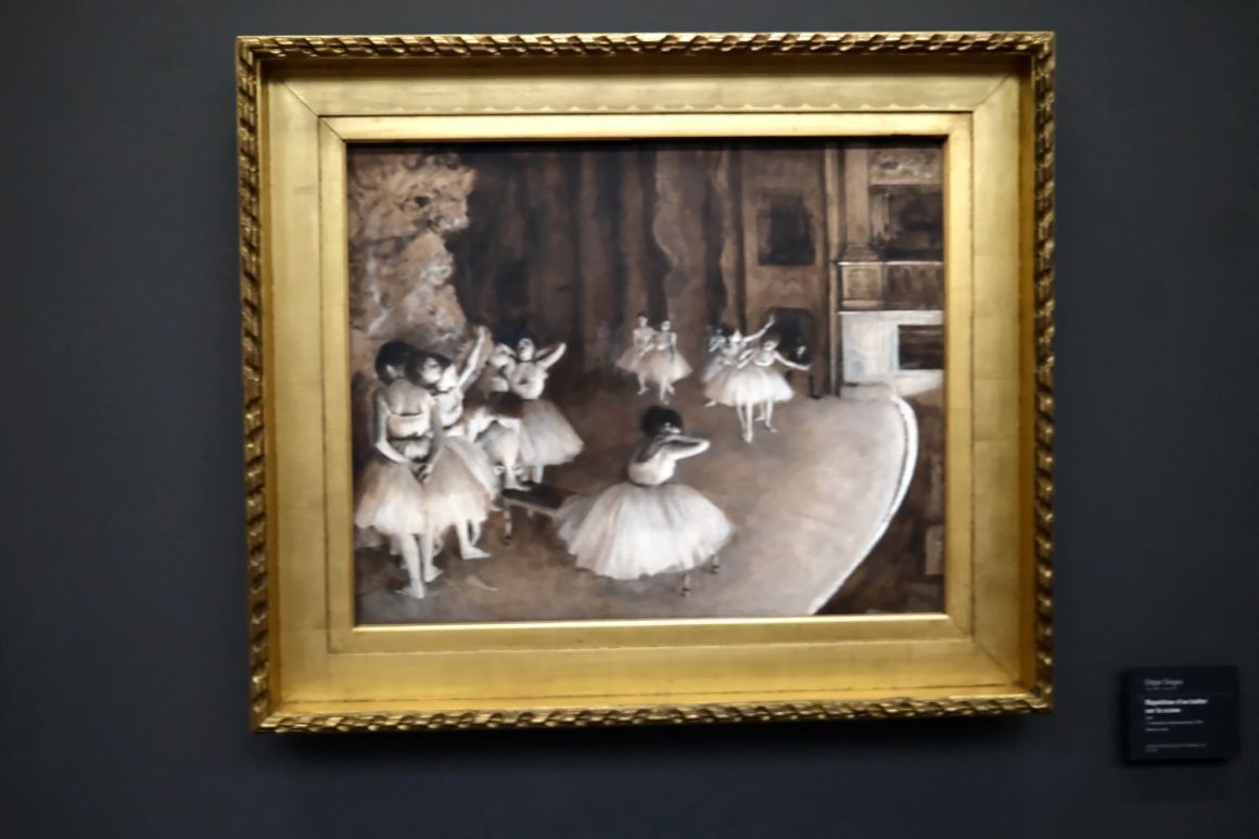 Edgar Degas, Ballet Rehearsal, 1874, Musée d'Orsay Paris