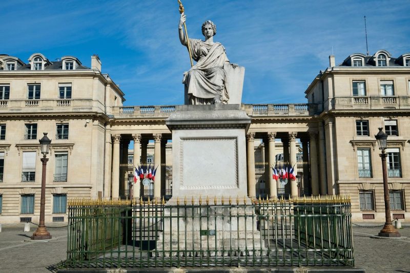 Place du Palais Bourbon: plaza near the French National Assembly in Paris