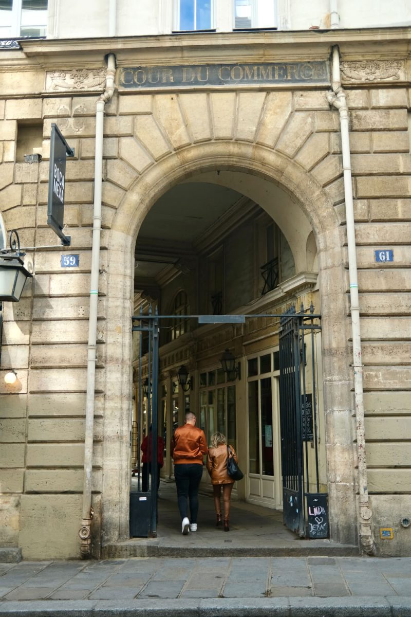 Cour du Commerce Saint-André: charming pedestrian passageway in the 6th of Paris